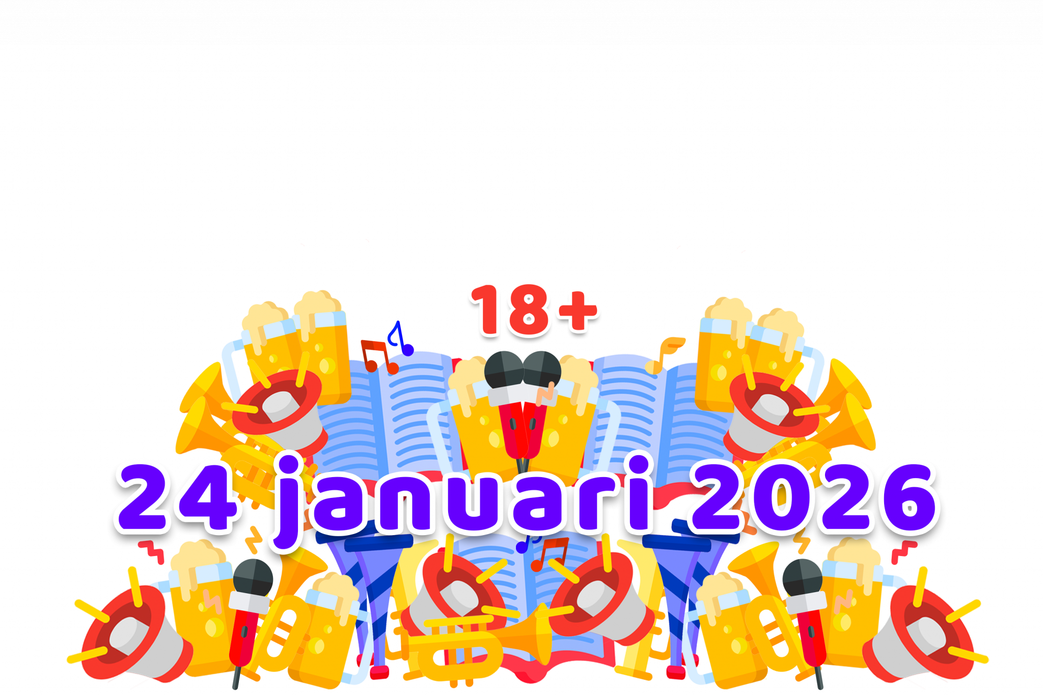 Ticketshop opent op 2 januari om 11.11 uur